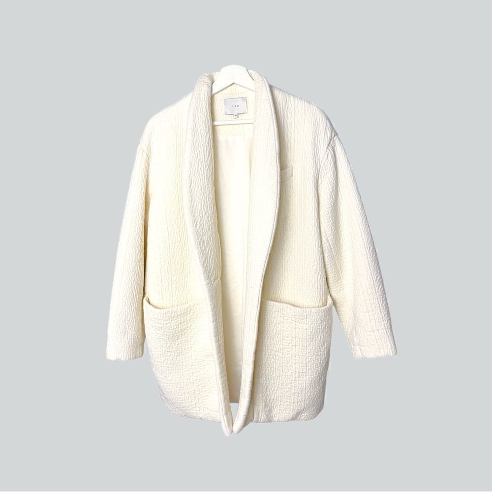 IRO Barton coat in Ecru Size 38